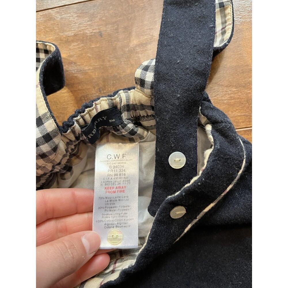Burberry Wool Blend 9Month Baby Overalls - Picture 4 of 5